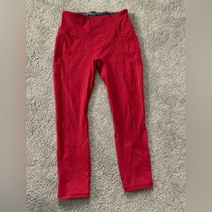 Lululemon Leggings-Red size 8